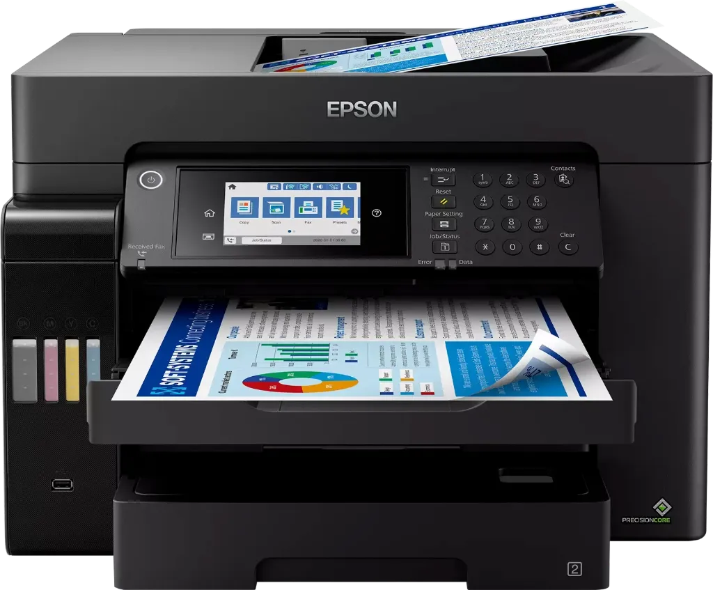 [C11CH71402] EPSON Ecotank L15160 Yazıcı-Tarayıcı-Fotokopi-Faks Renkli Mürekkep Tanklı Yazıcı A3