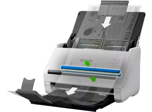 [B11B262401] EPSON Workforce DS-770II Renkli Döküman Tarayıcı Dakikada 45 Sayfa Tarama Hızı