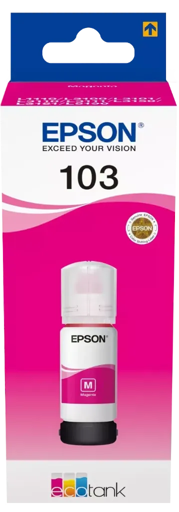 [C13T00S34A] Epson 103 Kırmızı Şişe Mürekkep 65 ml {L1210-L3210-L3250-L5290L1110/L3110/3150/L3111/L3151/L3250/3256/L5190(1751992)}