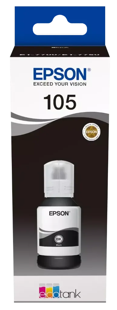 Epson 105 Siyah Şişe Mürekkep