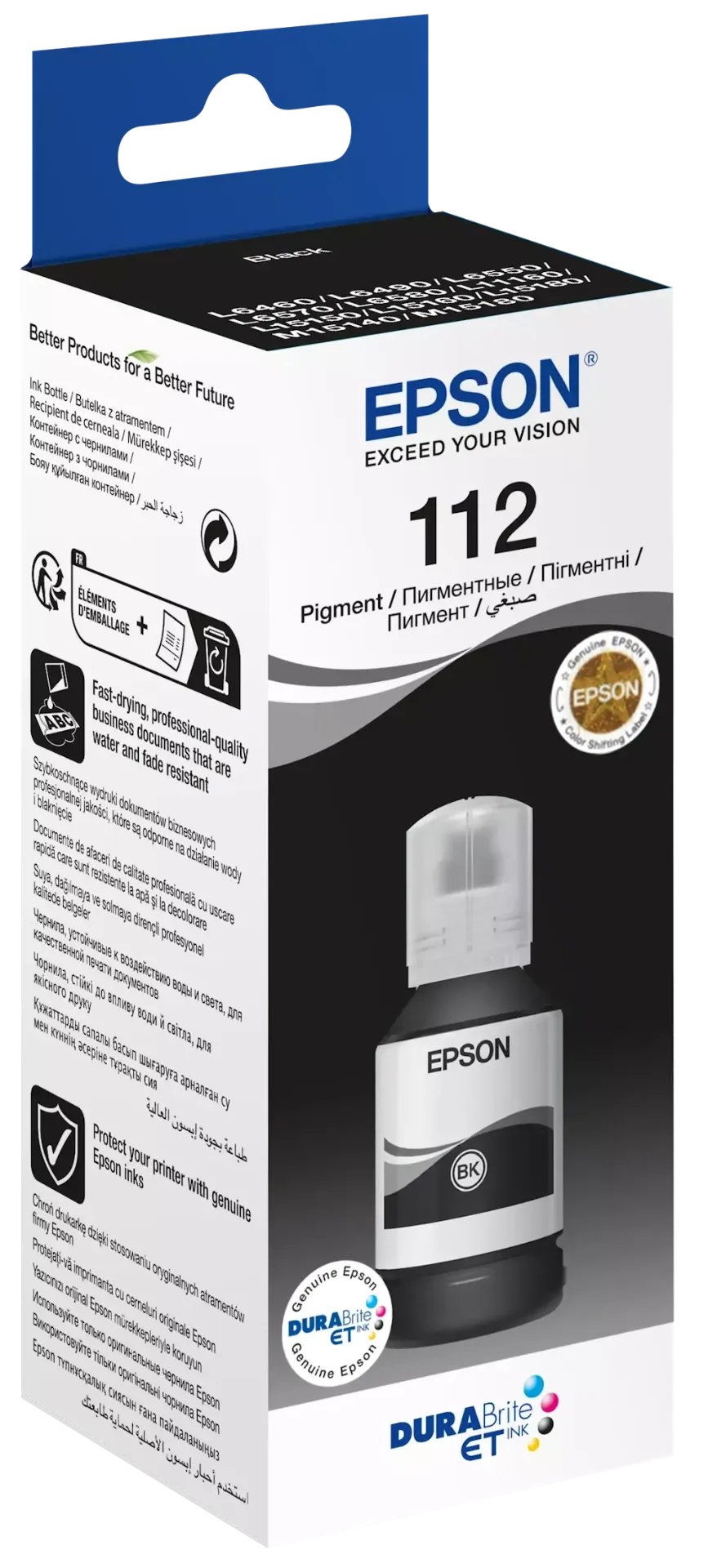 Epson 112 Black Siyah Kartuş  127 ml