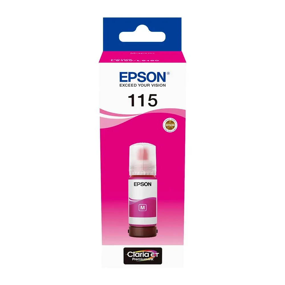 [C13T07D34A] Epson 115 Magenta Kırmızı Şişe Mürekkep {L8160-L8180(1855461)}