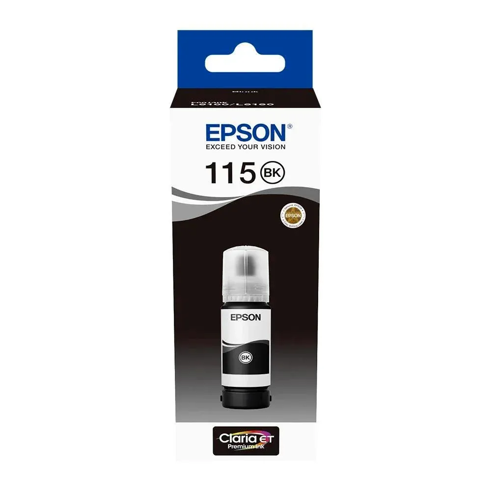 Epson 115 Foto Siyah Şişe Mürekkep