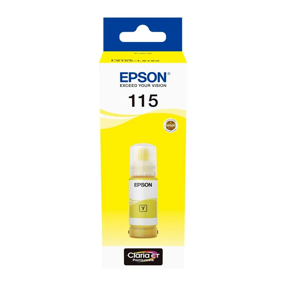 Epson 115 Sarı  Şişe Mürekkep