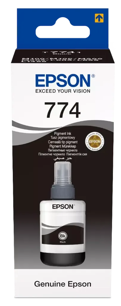 [C13T77414A] Epson T7741 Black Siyah Şişe Mürekkep  140 ml {M100/M105/M200/M205/L605/L655/L1455}