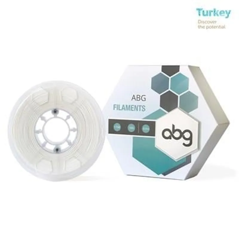 [2026STK00161] ABG FLEX Beyaz Filament 1.75mm 0.5kg