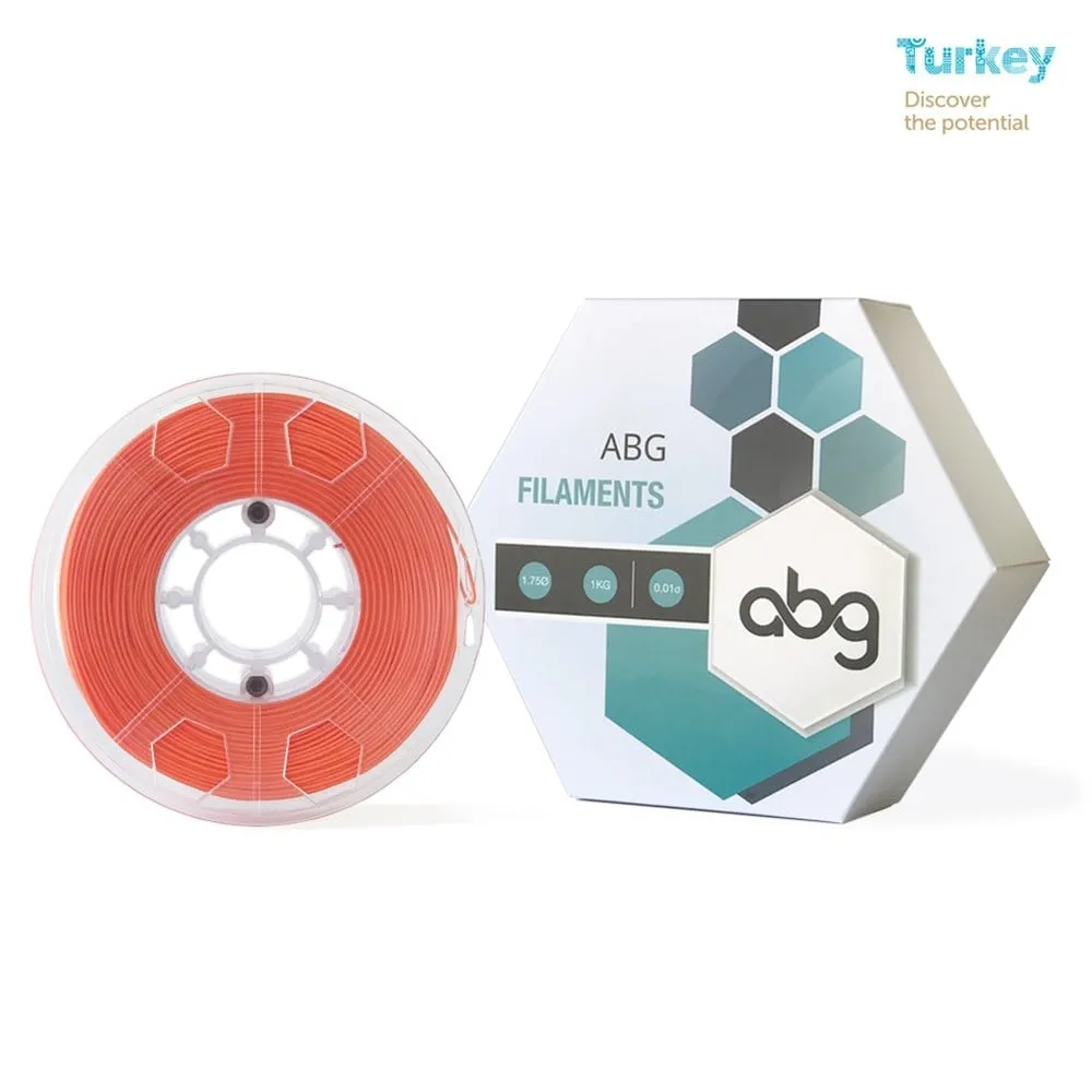 [2026STK00107] ABG PETG Turuncu Filament 1.75mm 1kg