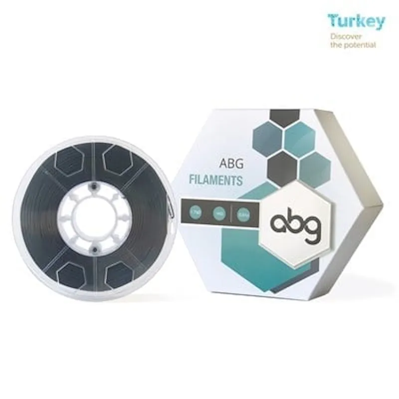 [2026STK00003] ABG PLA Siyah Filament 1.75mm 1kg